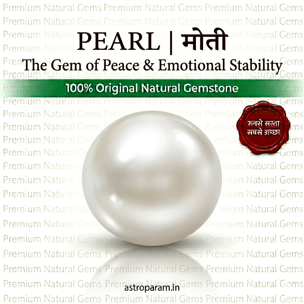 Natural Pearl Gemstone (Moti Stone)